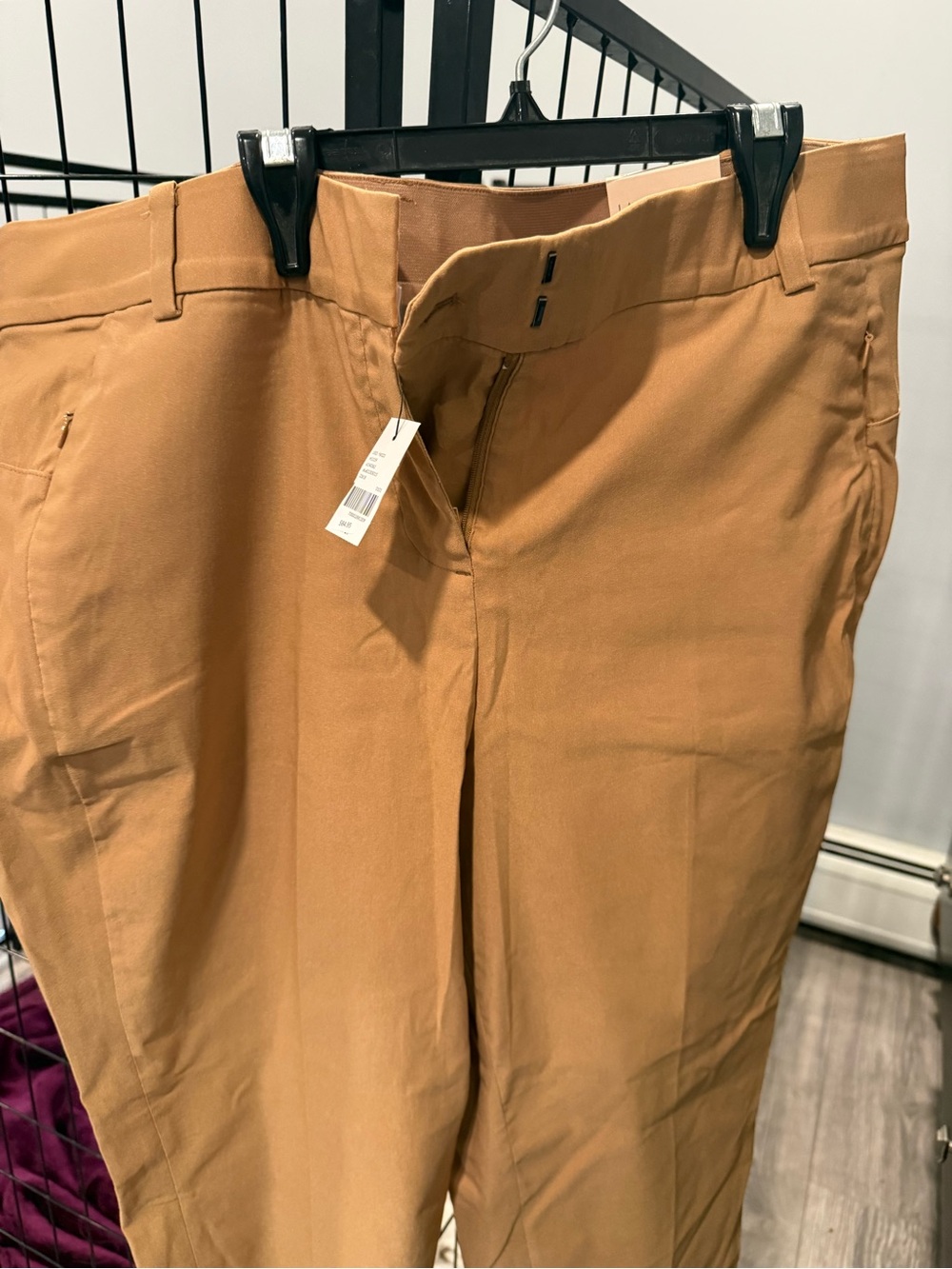 Lane Bryant Slim Stretch Chino Pants in Camel